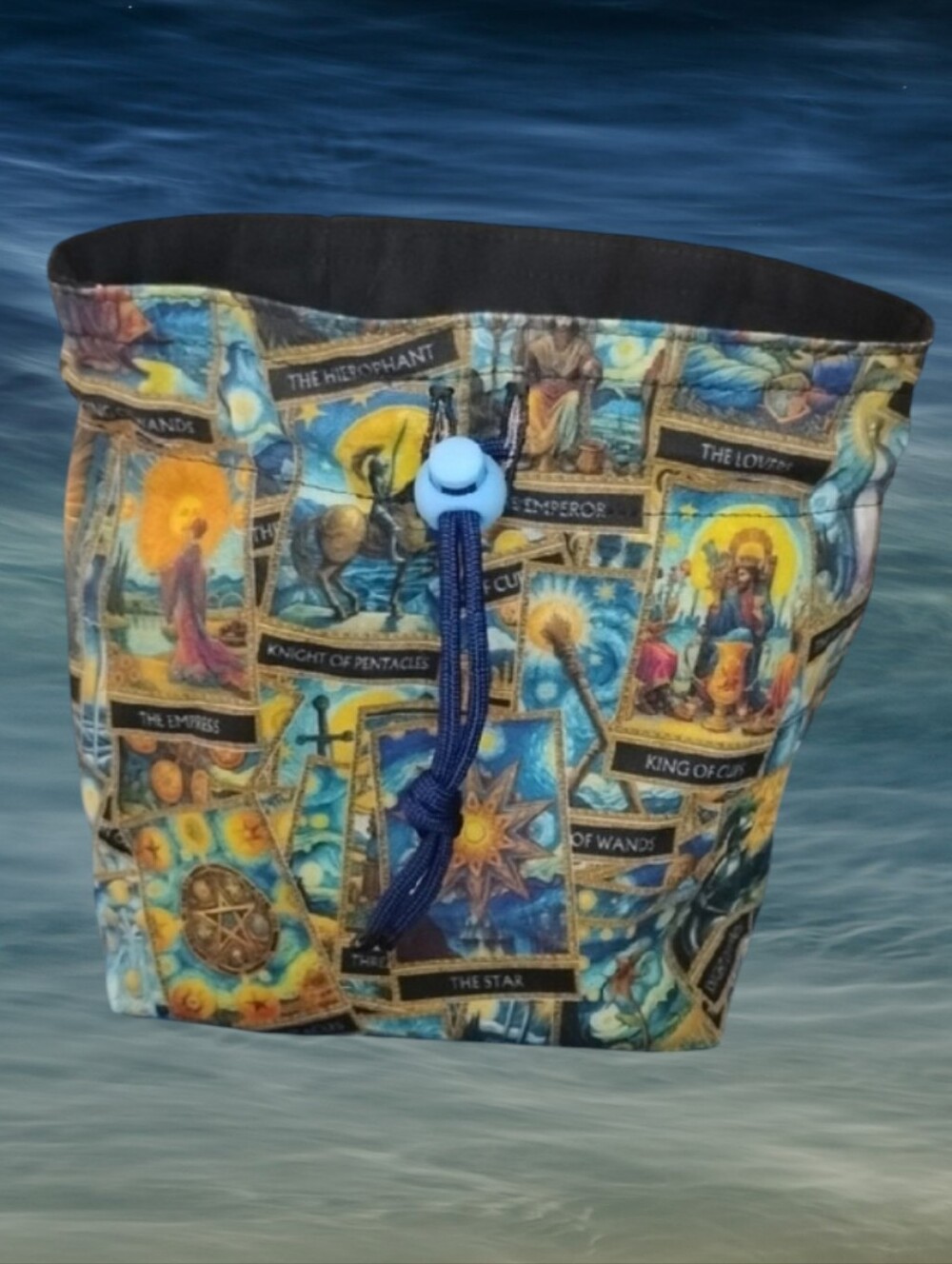 Tarot Card Print Mini Bag in Multi-Color